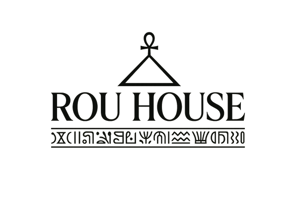 vreau si eu un logo pentru un brand de fashion din egypt care se numeste Rou House un logo negru si sa aibe in el ceva legat de egypt 